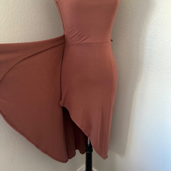 Aritzia Wilfred Saturn A LineMidi Dress Double Square Style Sleeveless Slim Fit - Picture 7 of 13